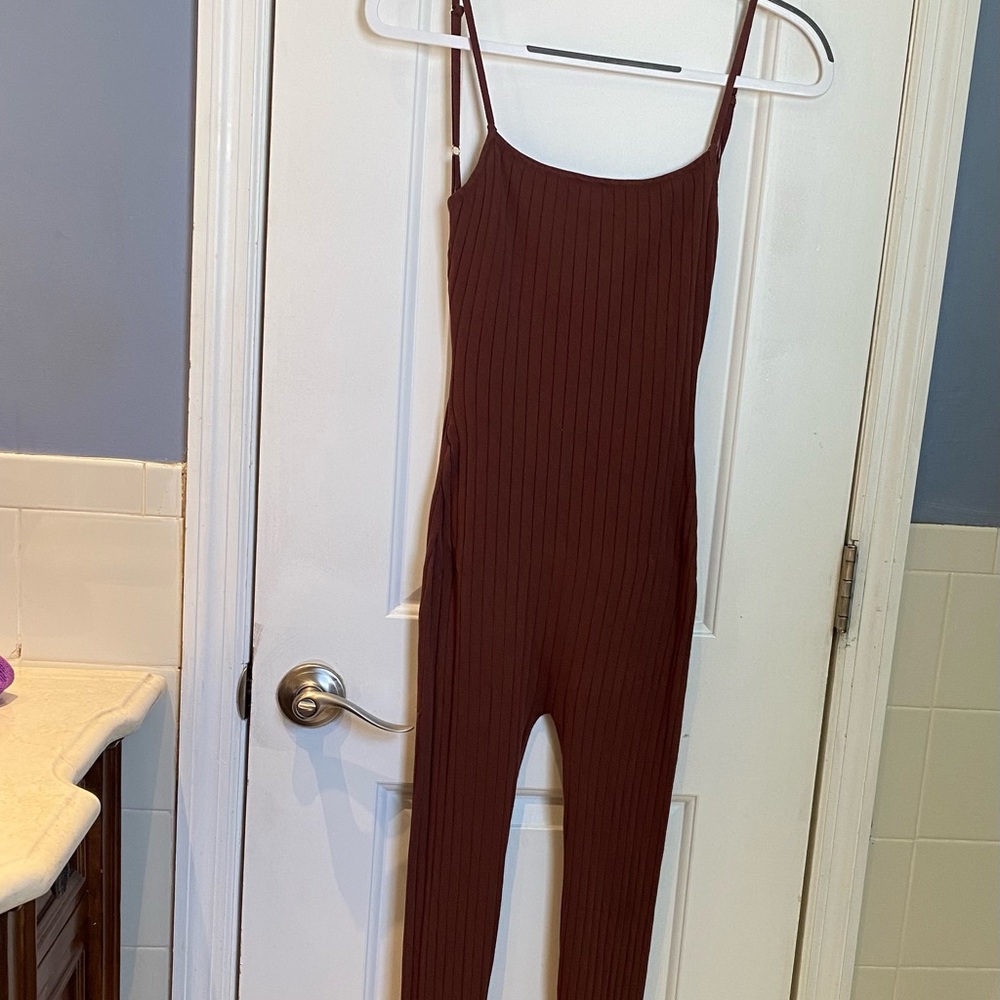 Hera Collection Ribbed Full Length Body Suit
